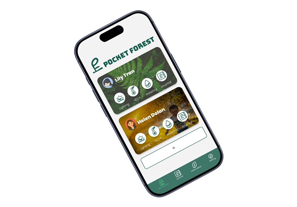 Pocket Forest App Interface
