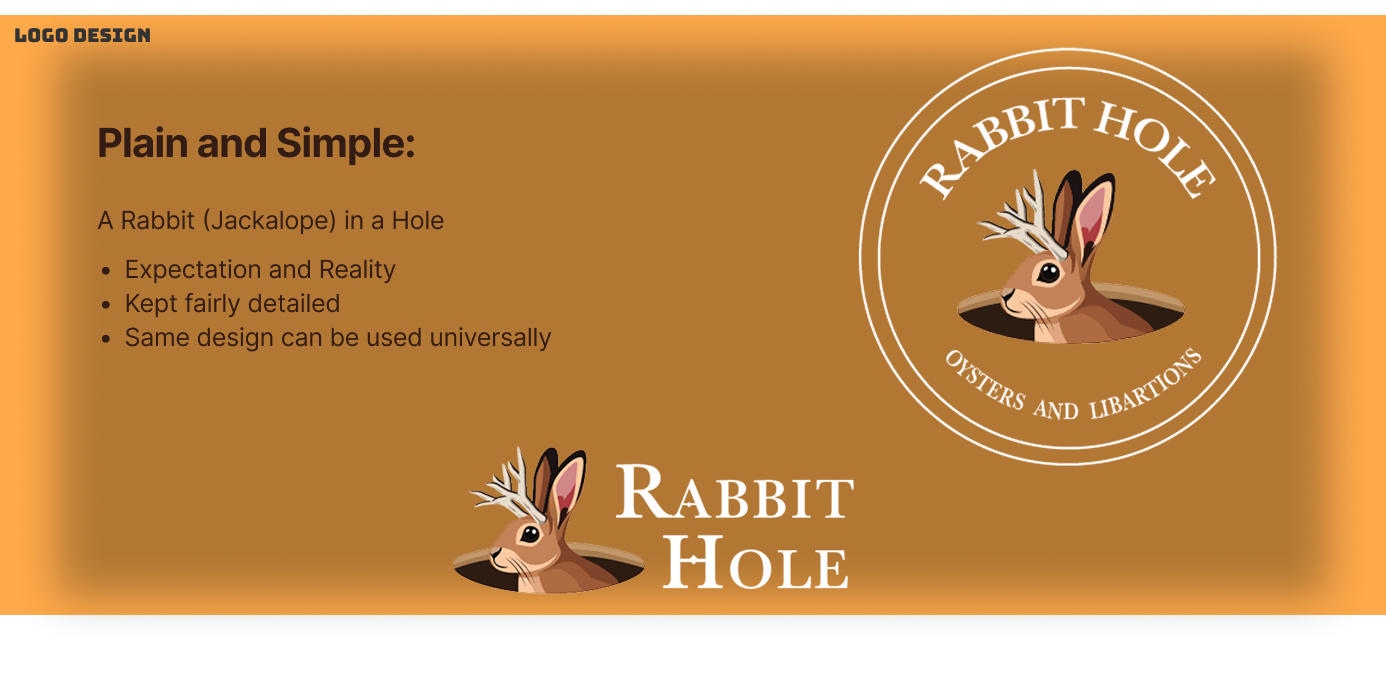 Rabbit Hole Logo Design