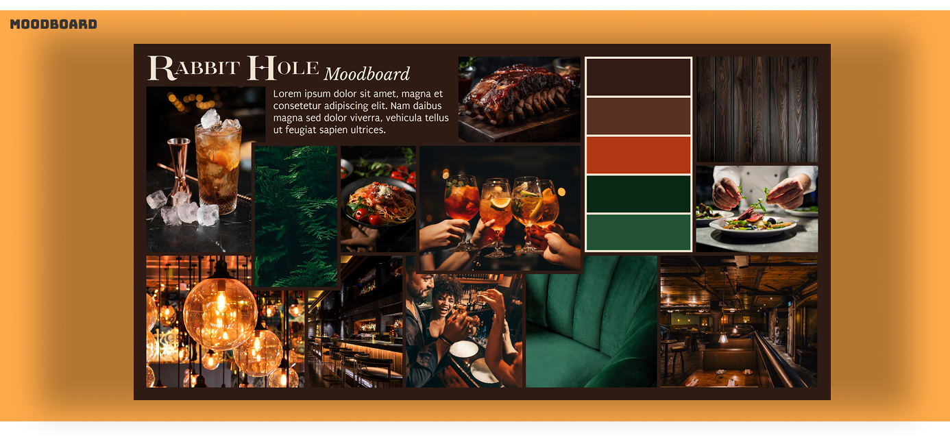 Rabbit Hole Moodboard